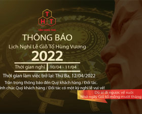 Thông báo nghỉ lễ Giỗ Tổ Hùng Vương 2022